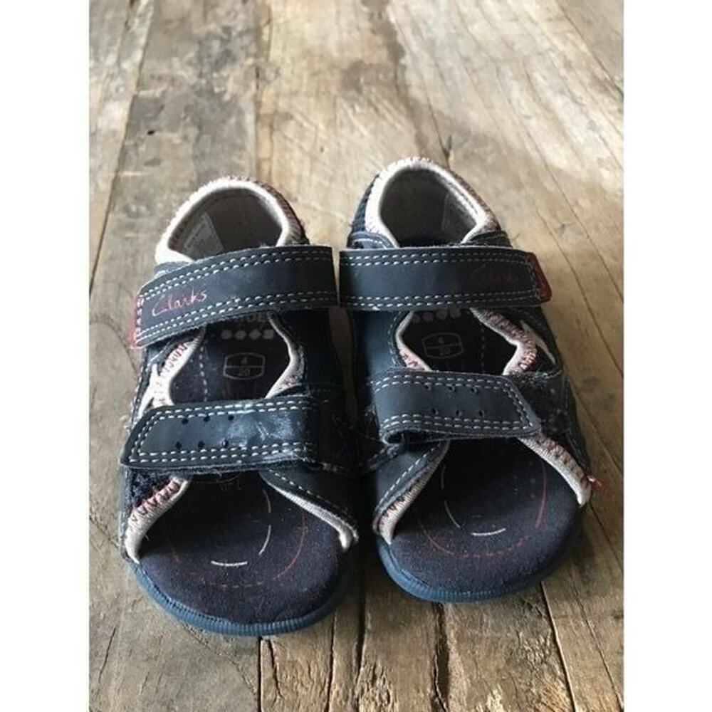 Clark Baby Boy‎ Sandals 4.5 Navy Red